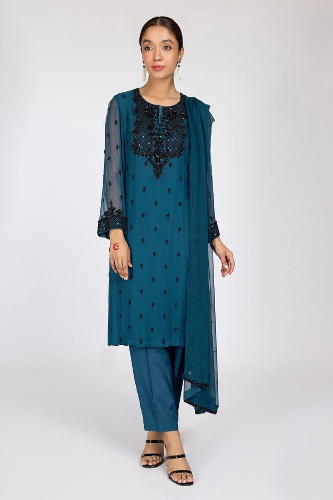 Kayseria Lawn Embroidered Printed
