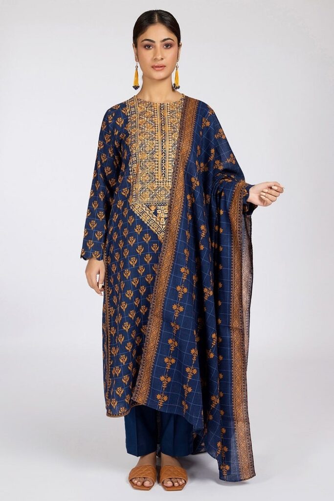 Kayseria Lawn Embroidered Printed