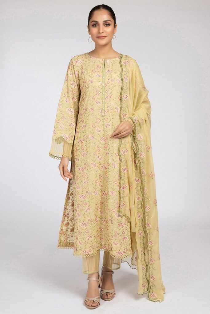 Kayseria Lawn Embroidered Printed