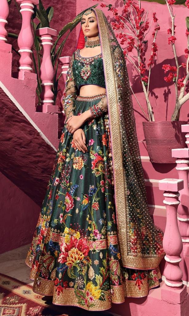 Nomi Ansari Heavily Embroidered Bridal Dress Collection