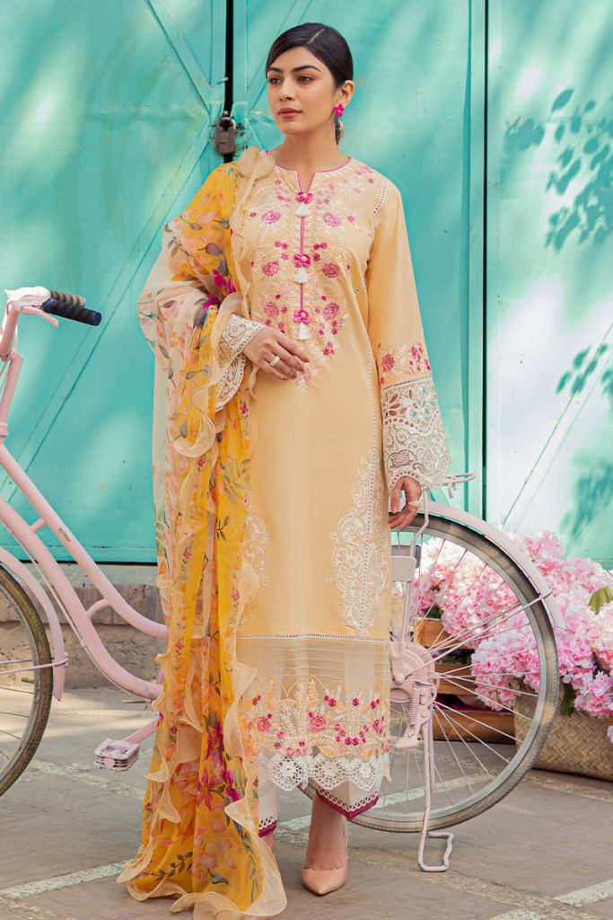 Mushq Summer Lawn Sale Collection yellow
