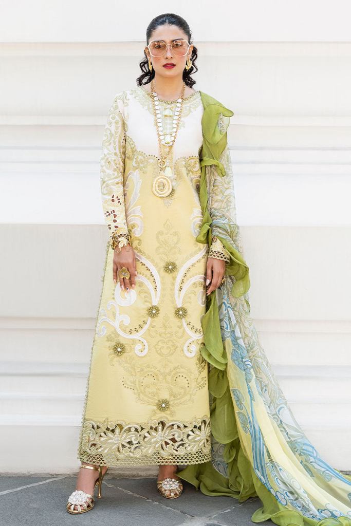 Mushq Summer Lawn Sale Collection Green