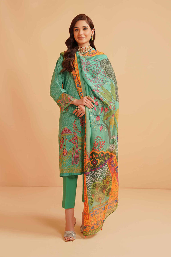 Nishat Linen Sale 50% off at 3 piece unstitched