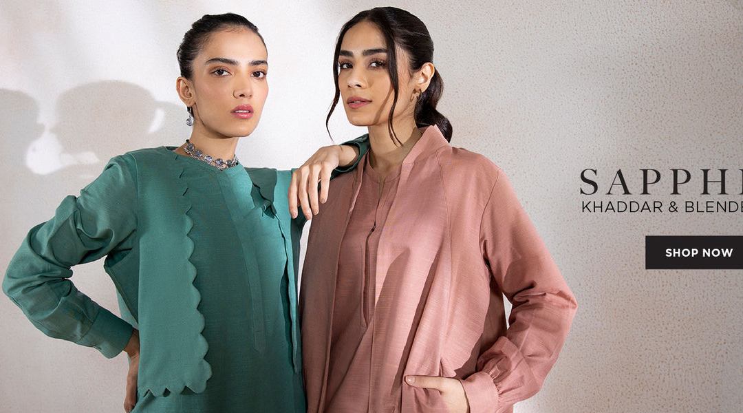 Sapphire Winter Sale {2023} 50% off Khaddar and Linen Collection